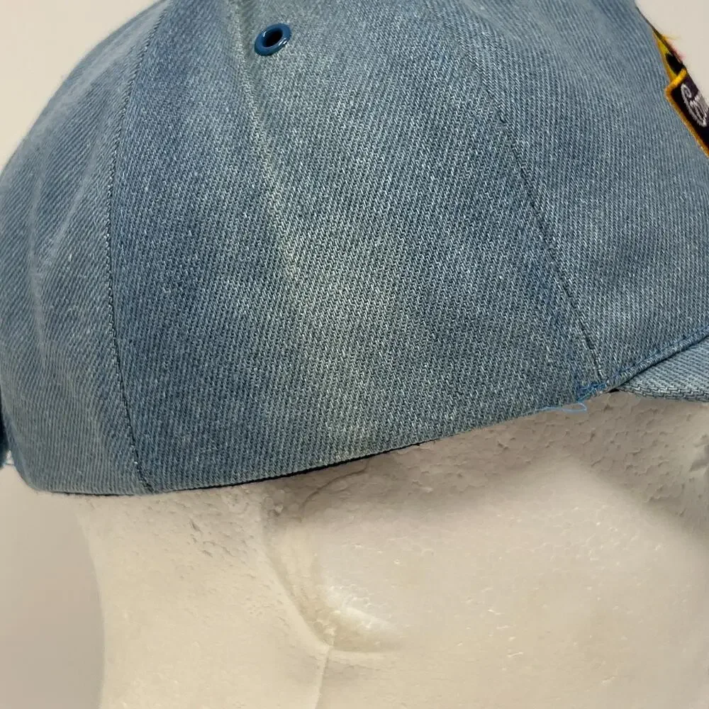 Vintage 90s Crown Royal Country Music Series 93 Hat Baseball Cap Strapback Blue